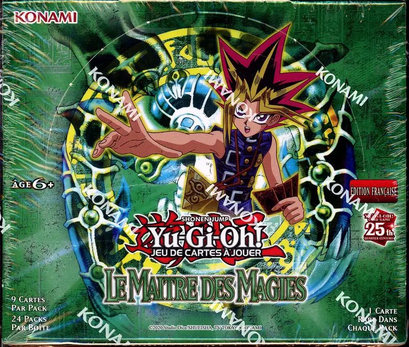 Display Yu-Gi-Oh! Le Maître des Magies 25th