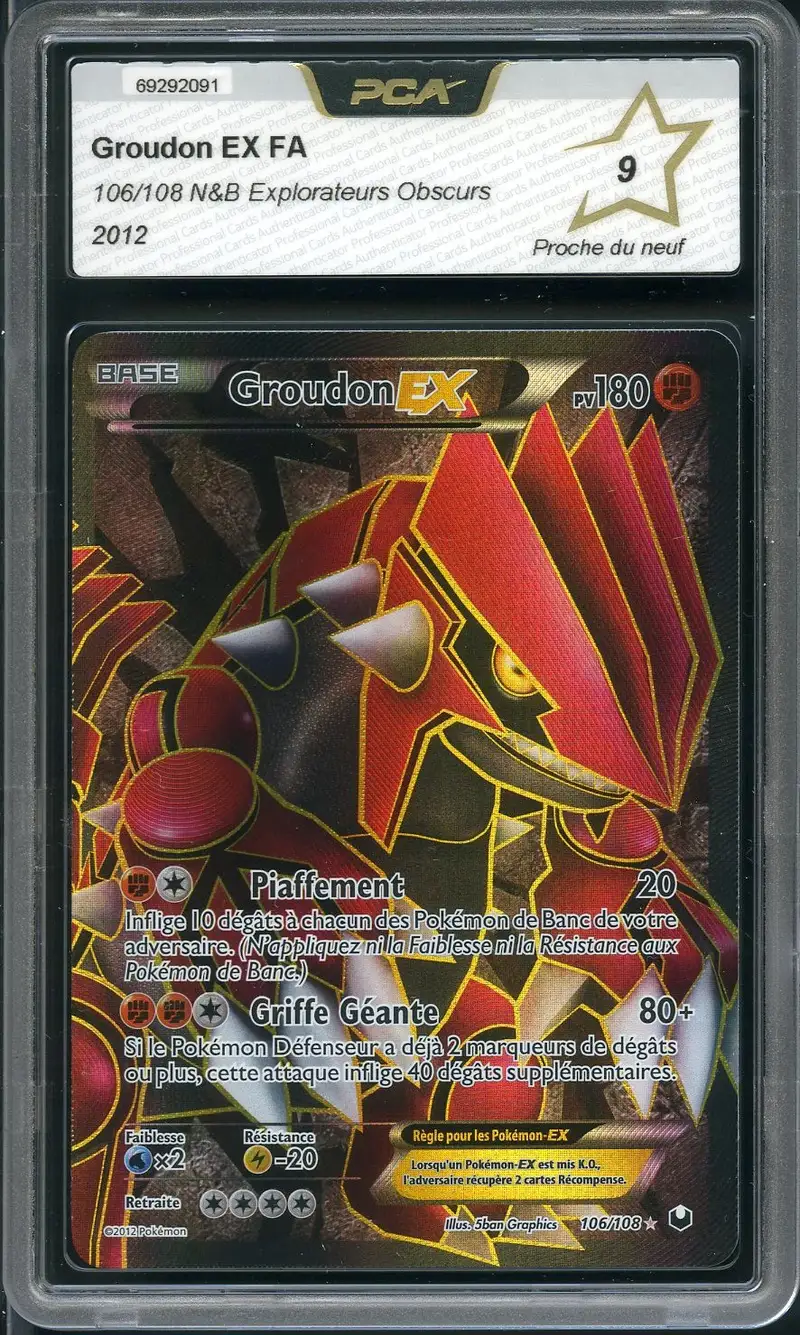 PCA 9 Groudon Ex
