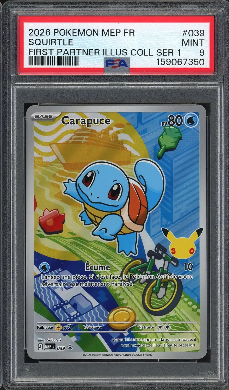 PSA 9 Carapuce