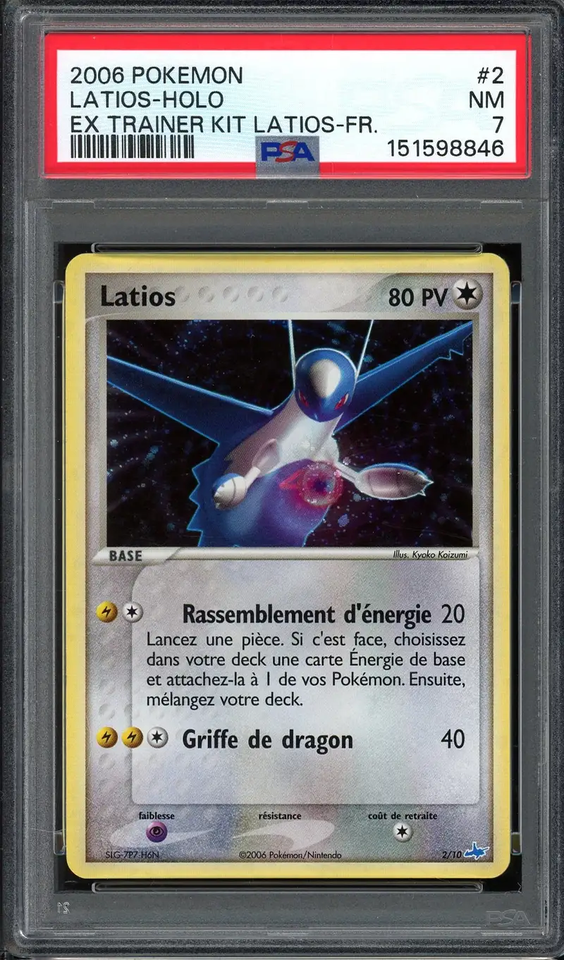 PSA 7 Latios Holo