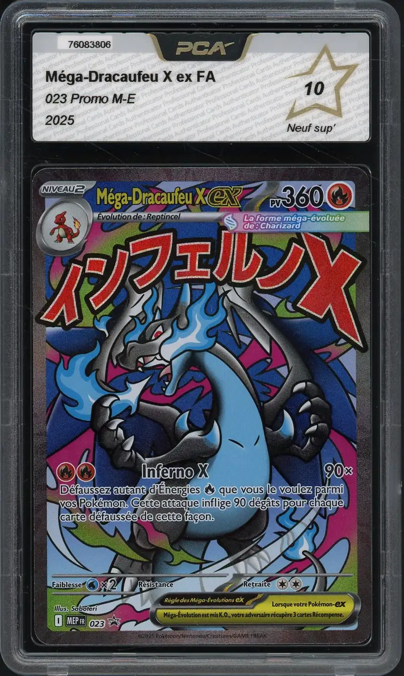 PCA 10 Méga Dracaufeu X Ex