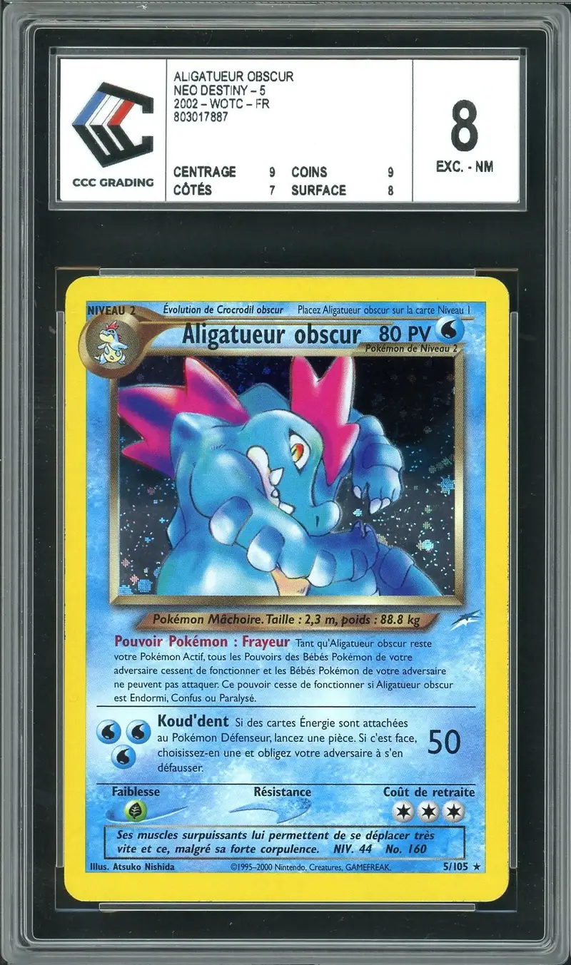 CCC 8 Aligatueur Obscur Holo