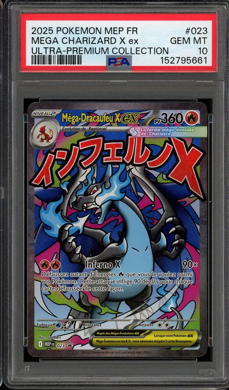 PSA 10 Méga-Dracaufeu X Ex