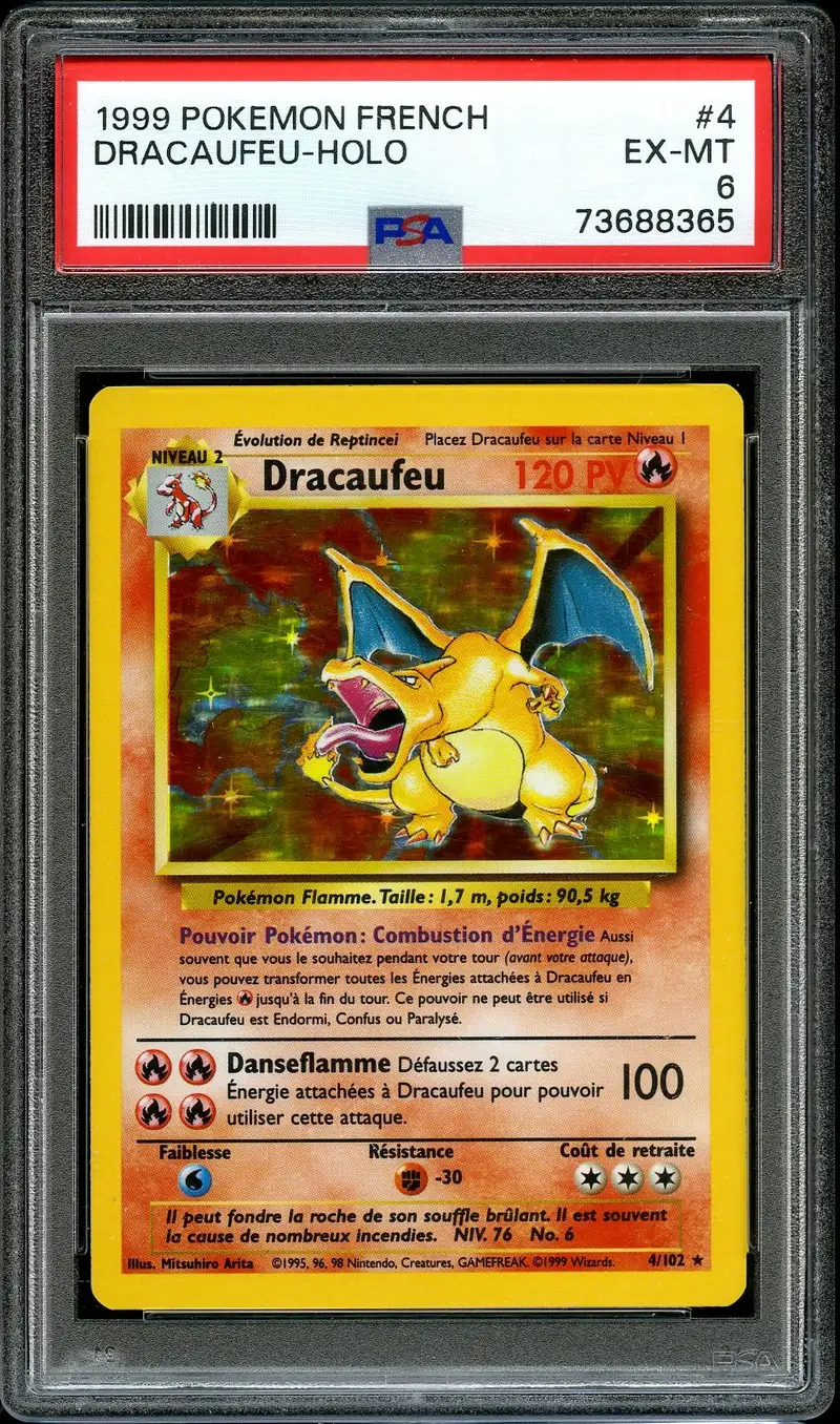 PSA 6 Dracaufeu Holo