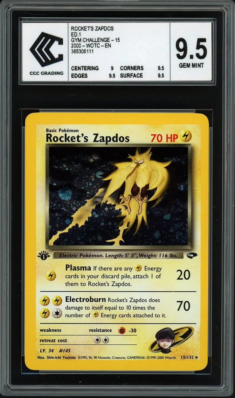 CCC 9.5 Rocket's Zapdos Holo