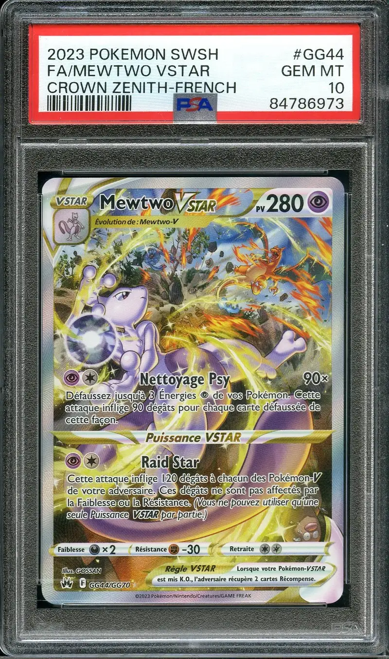 PSA 10 Mewtwo VStar