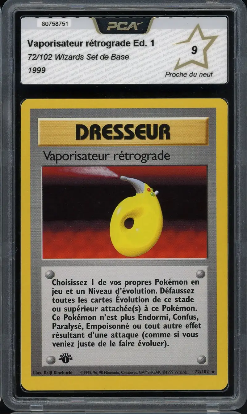 PCA 9 Vaporisateur Rétrograde