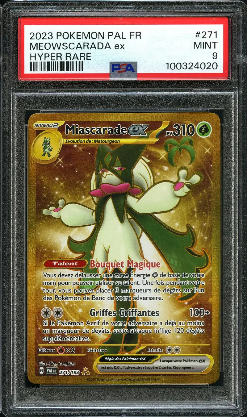 PSA 9 Miascarade Ex
