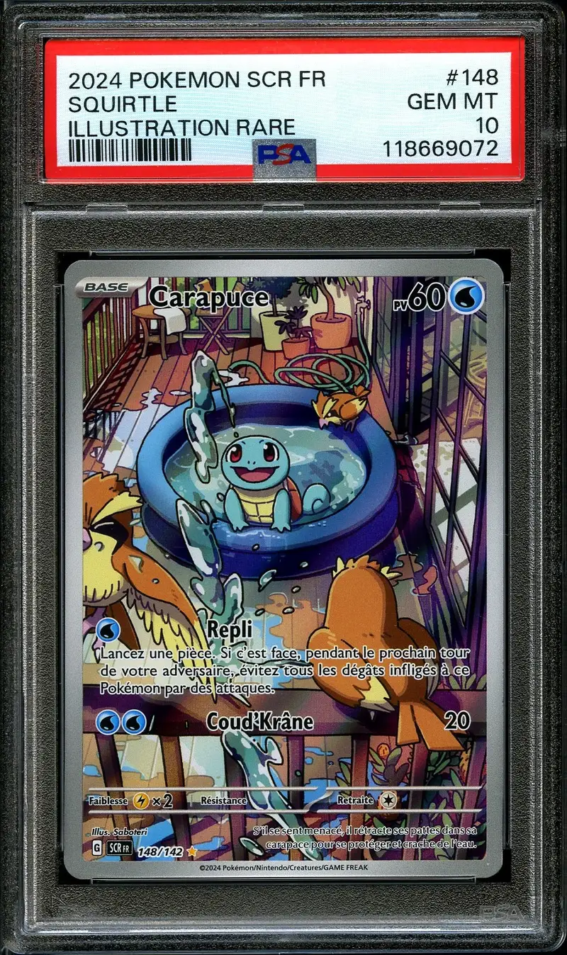 PSA 10 Carapuce