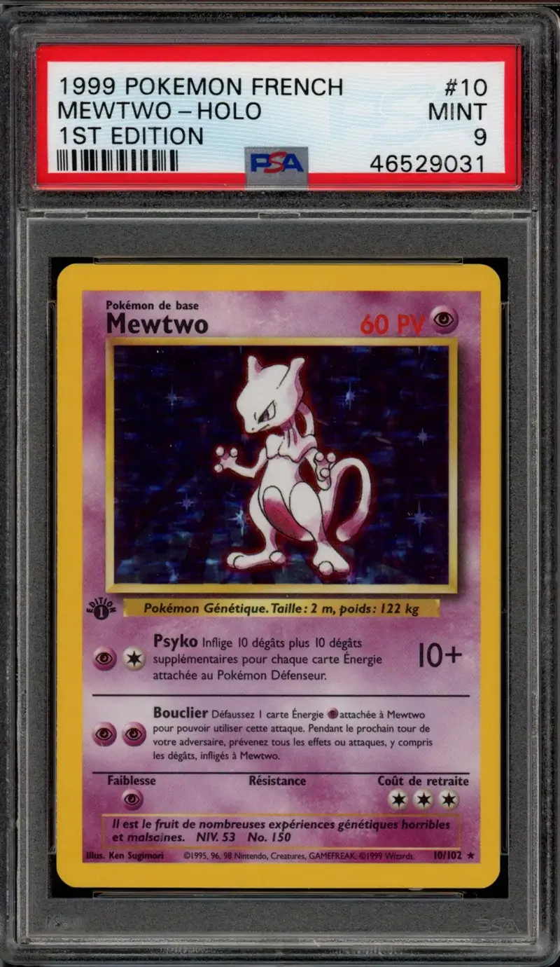 PSA 9 Mewtwo Holo
