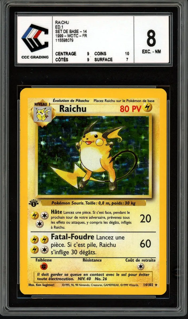 CCC 8 Raichu Holo