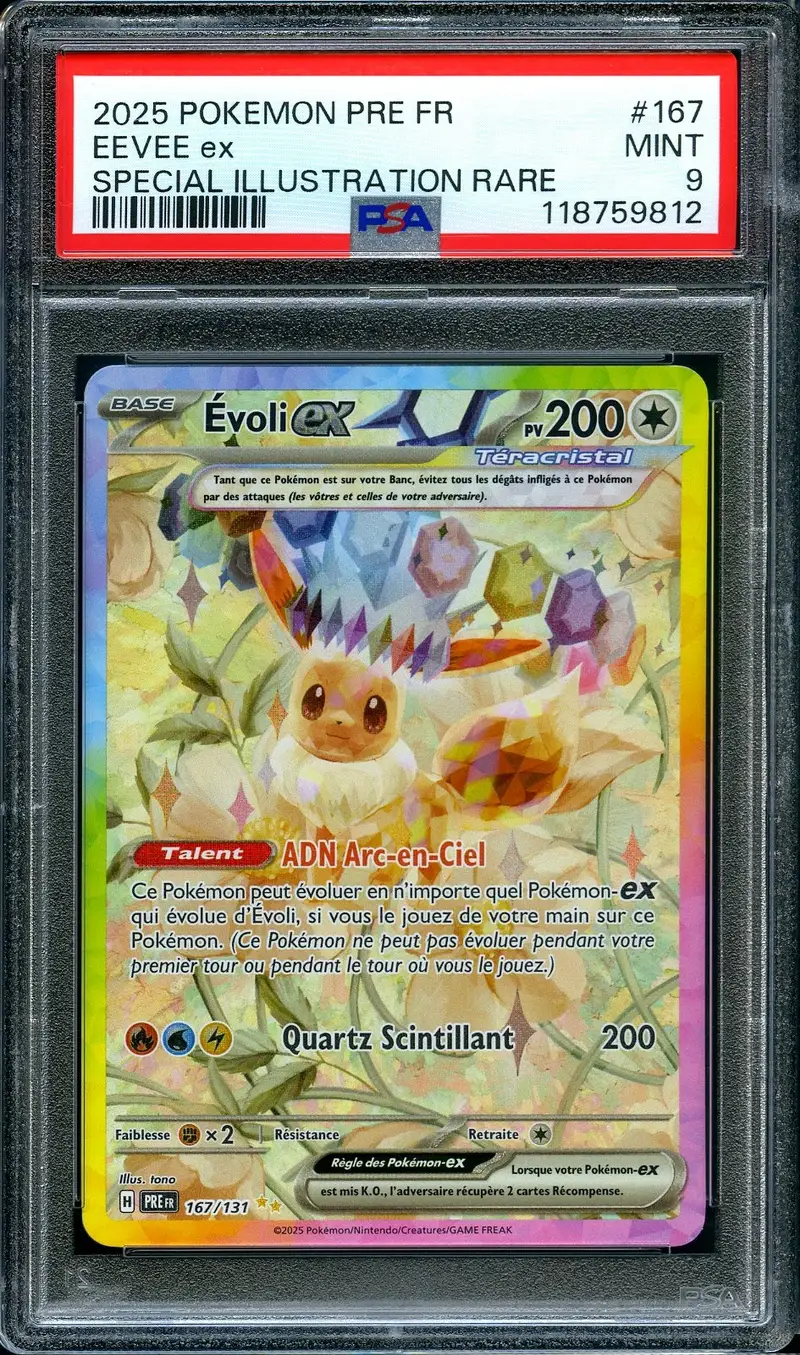PSA 9 Évoli Ex