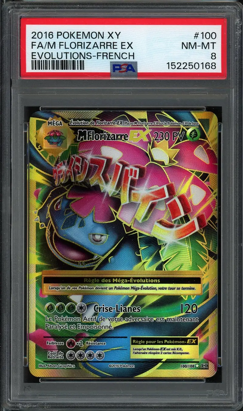 PSA 8 Méga Florizarre Ex