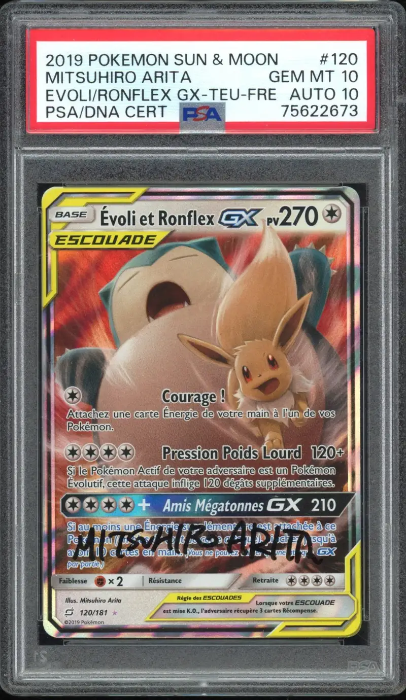 PSA 10 Evoli et Ronflex Gx
