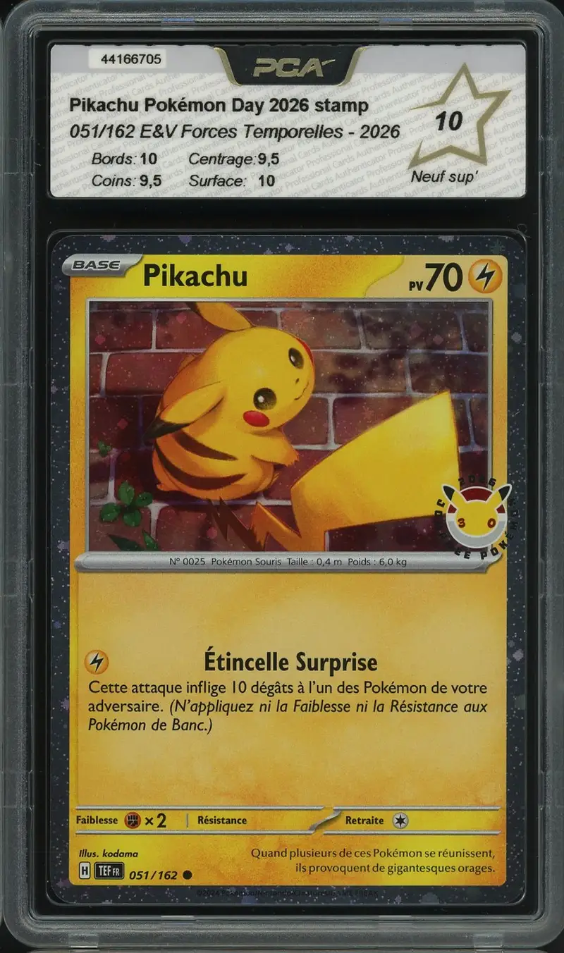 PCA 10 Pikachu Holo