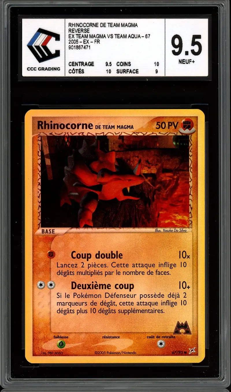 CCC 9.5 Rhinocorne de Team Magma Reverse