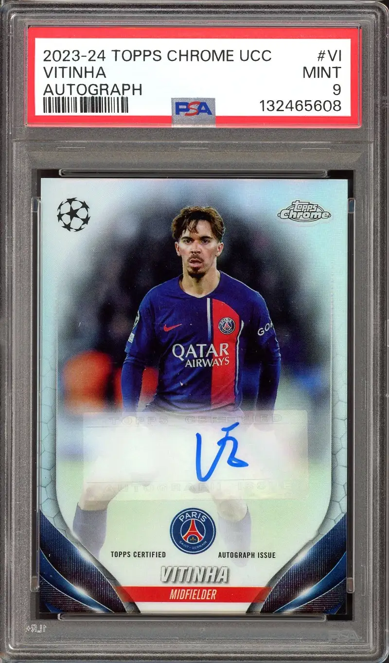 PSA 9 Vitinha Autograph