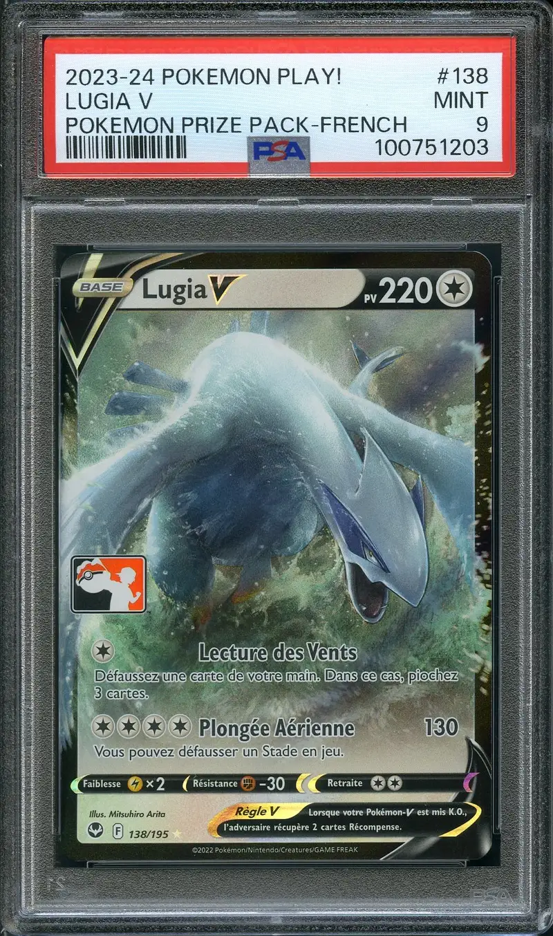 PSA 9 Lugia V Pokémon Play !
