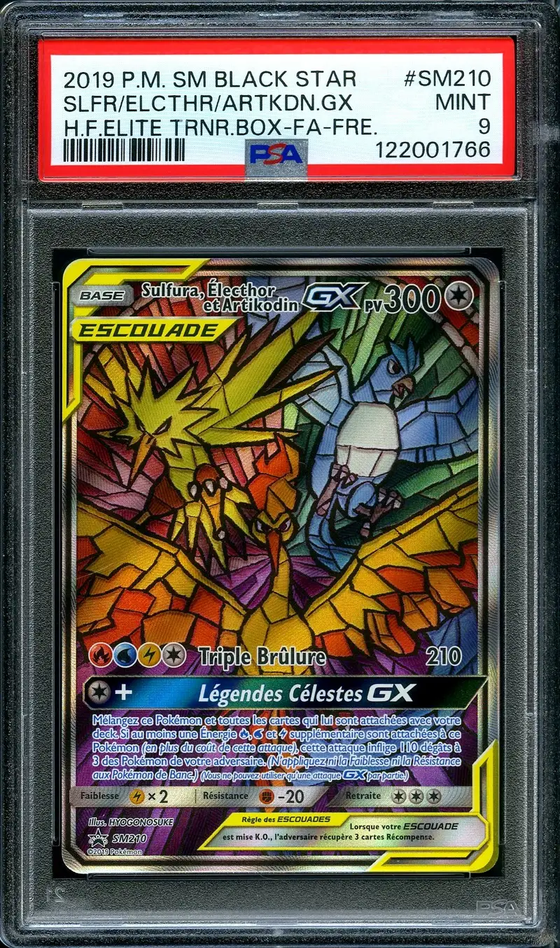PSA 9 Sulfura, Électhor et Artikodin Gx