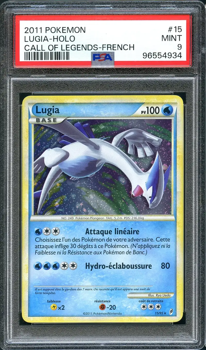 lugia holo pokemon card Pokmon Neo Genesis 9/111 this item offers a spectacular aesthetic for a gallery basic lugia pokemon card value