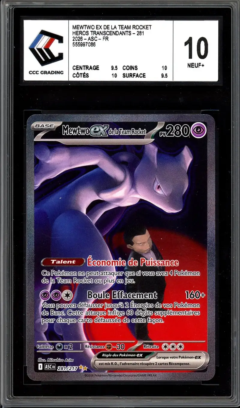 CCC 10 Mewtwo Ex de la Team Rocket