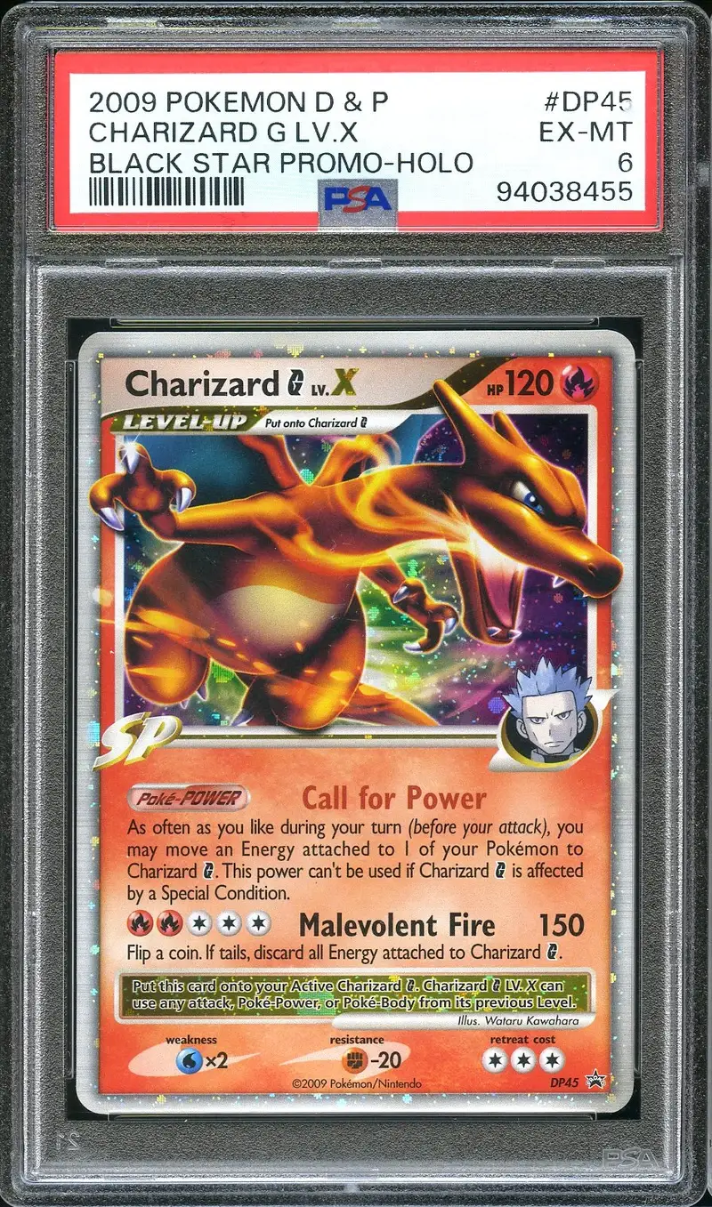 PSA 6 Charizard G Lv.X