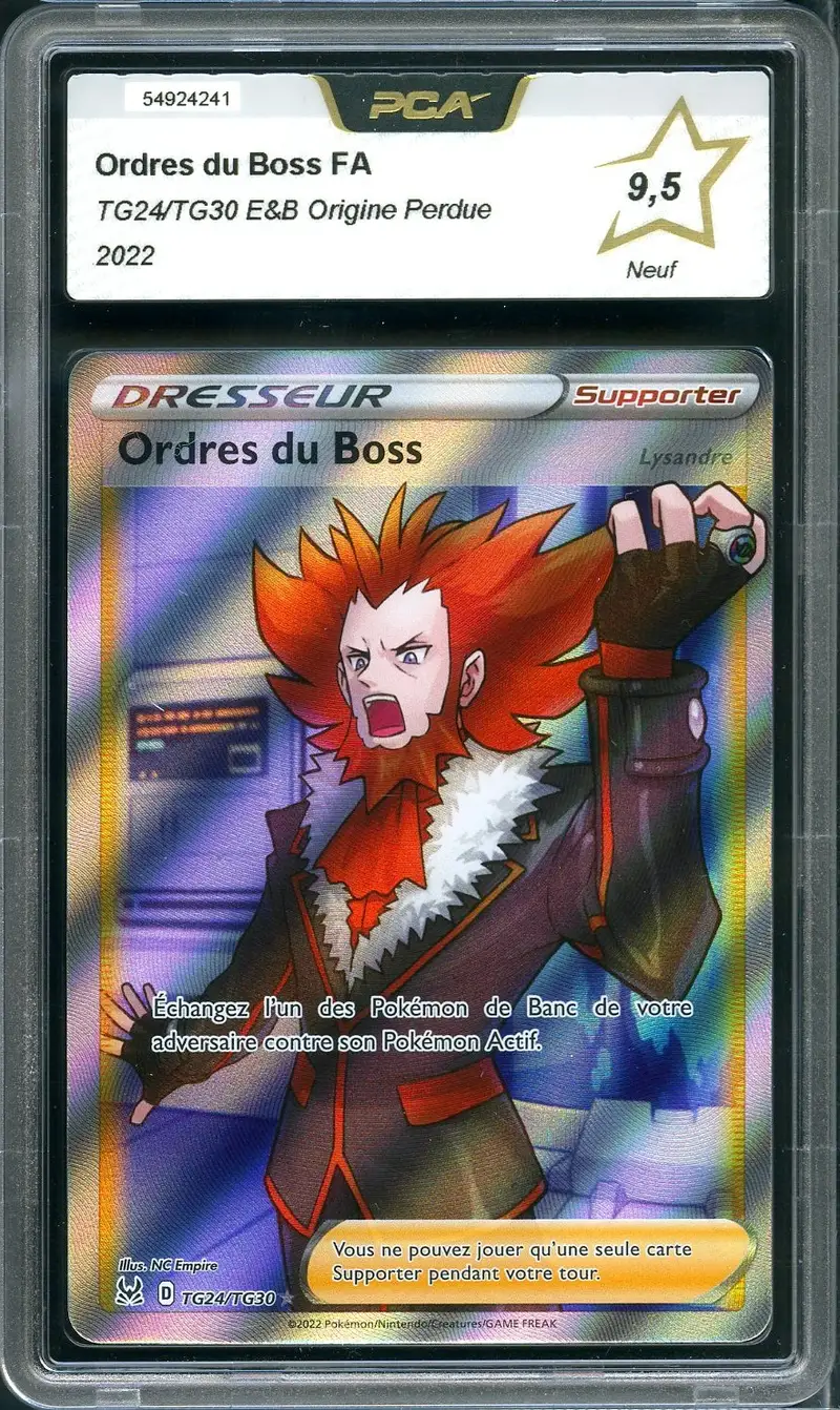 PCA 9.5 Ordres du Boss
