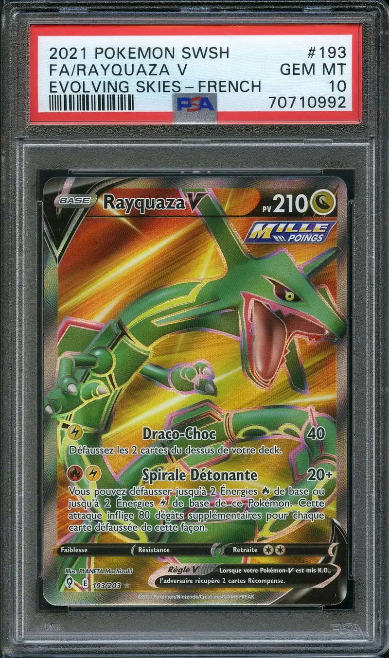 PSA 10 Rayquaza V