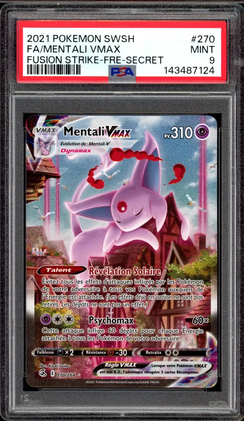PSA 9 Mentali VMax