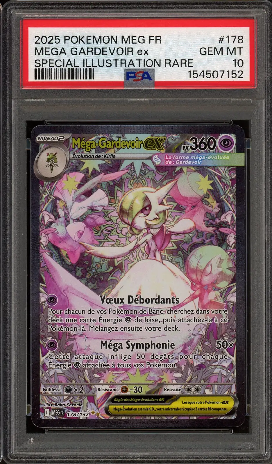 PSA 10 Méga-Gardevoir Ex