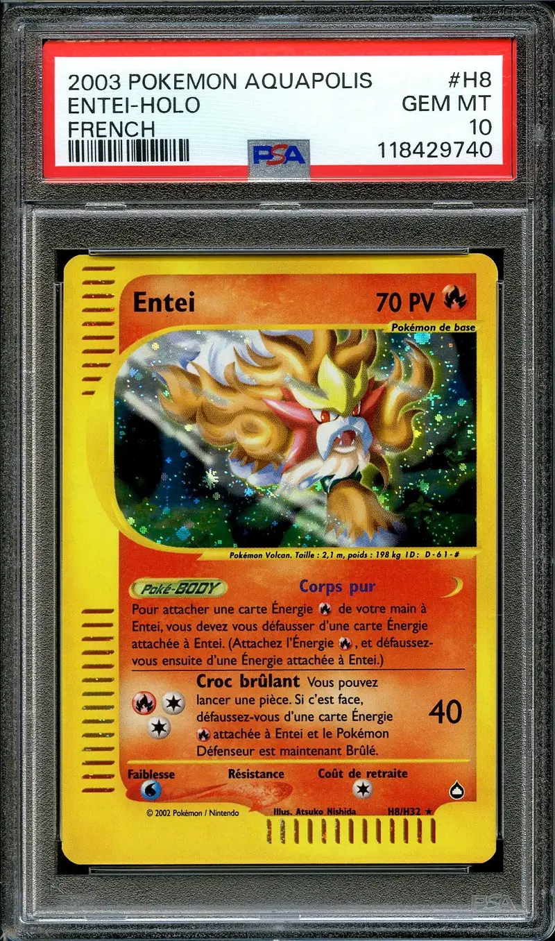 PSA 10 Entei Holo
