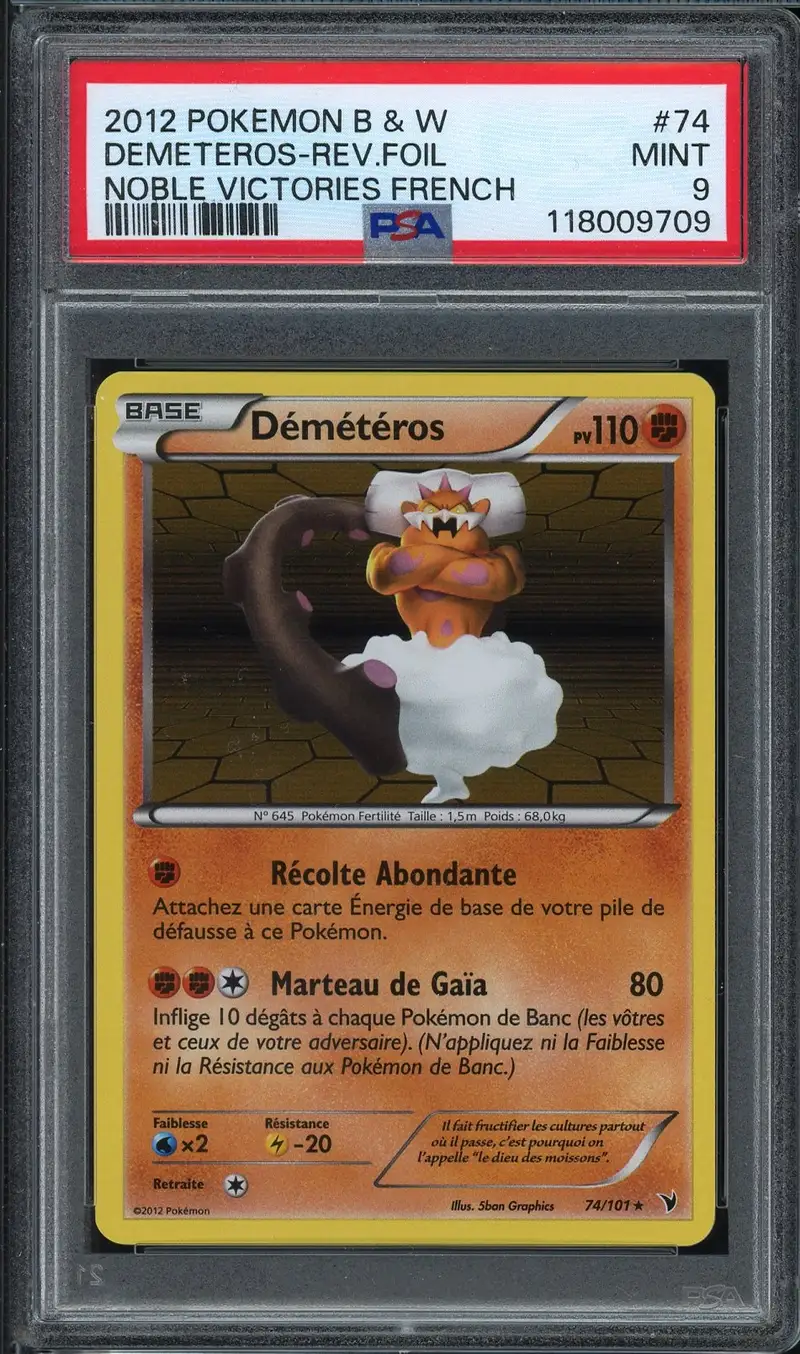 PSA 9 Démétéros Holo