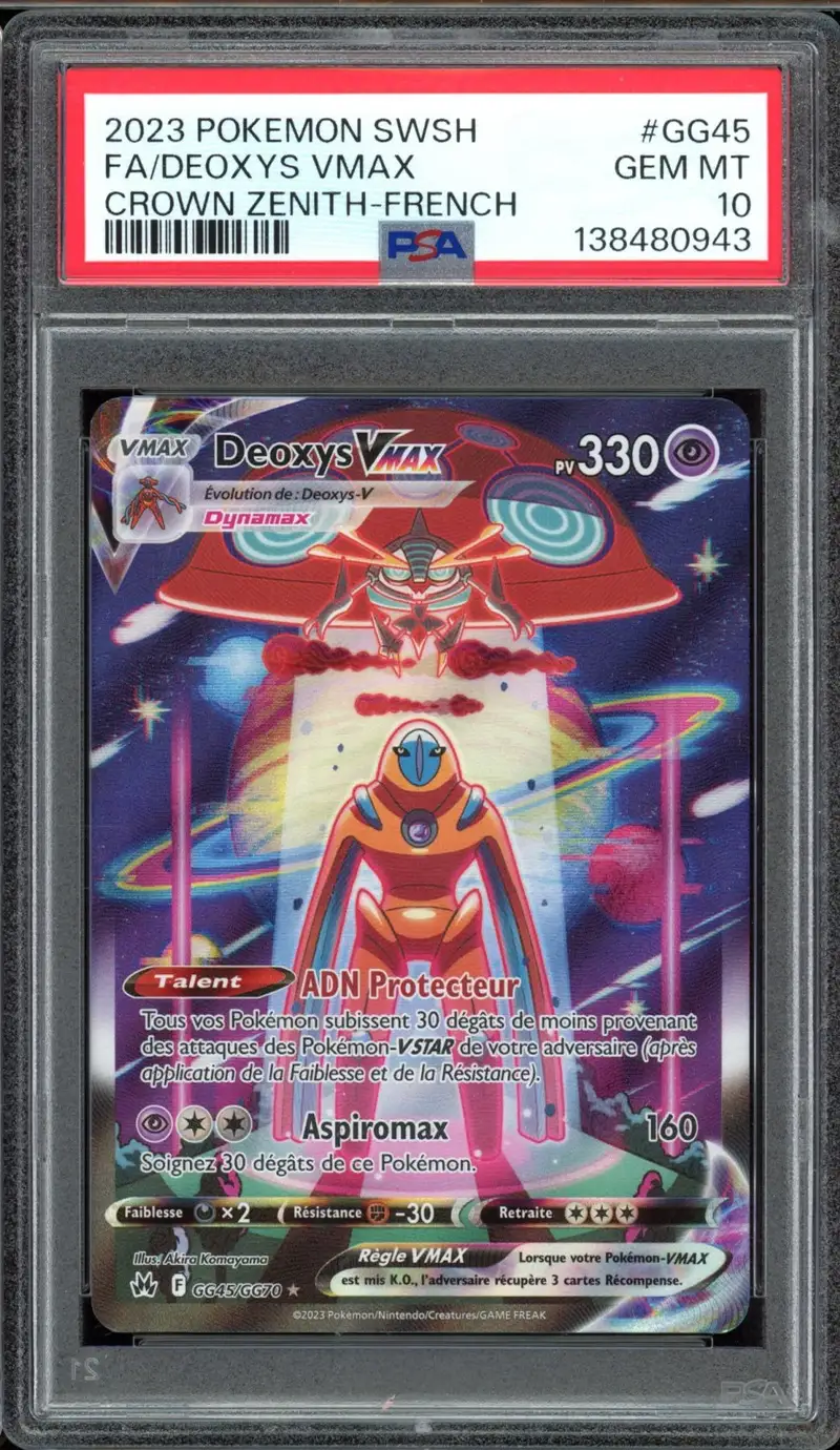 PSA 10 Deoxys VMax