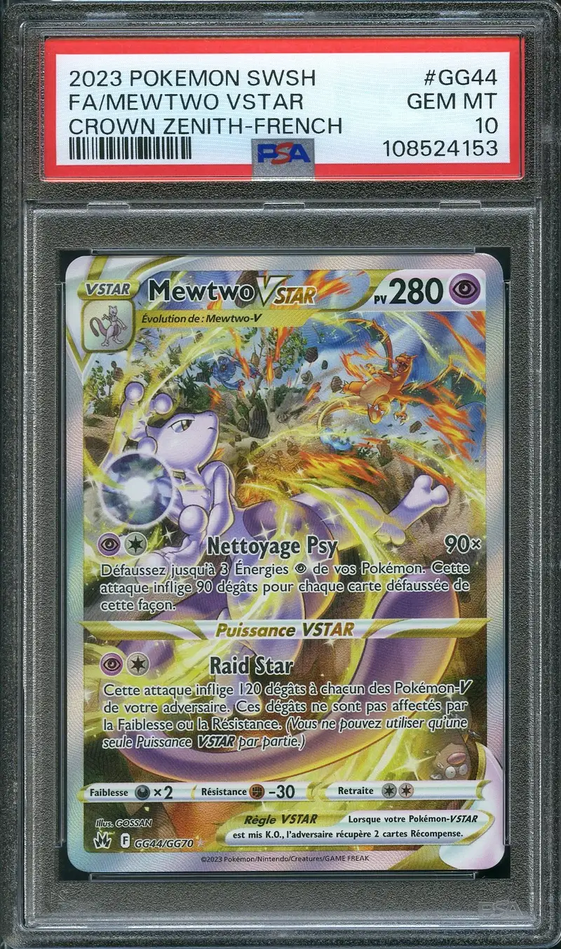 PSA 10 Mewtwo VStar
