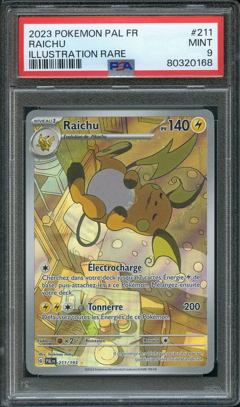 PSA 9 Raichu