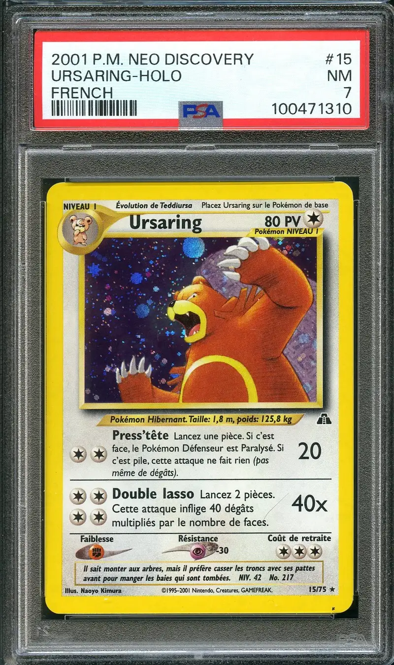 PSA 7 Ursaring Holo