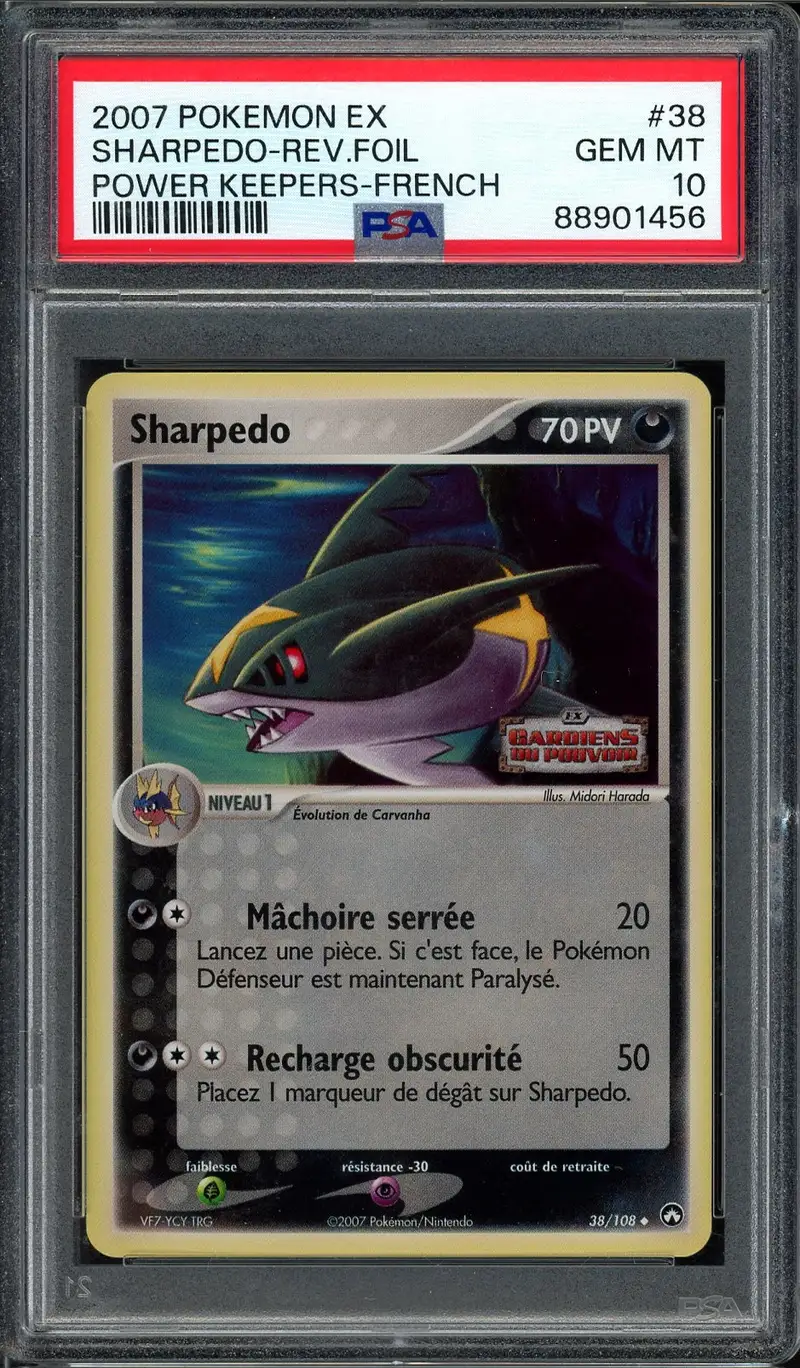PSA 10 Sharpedo Holo