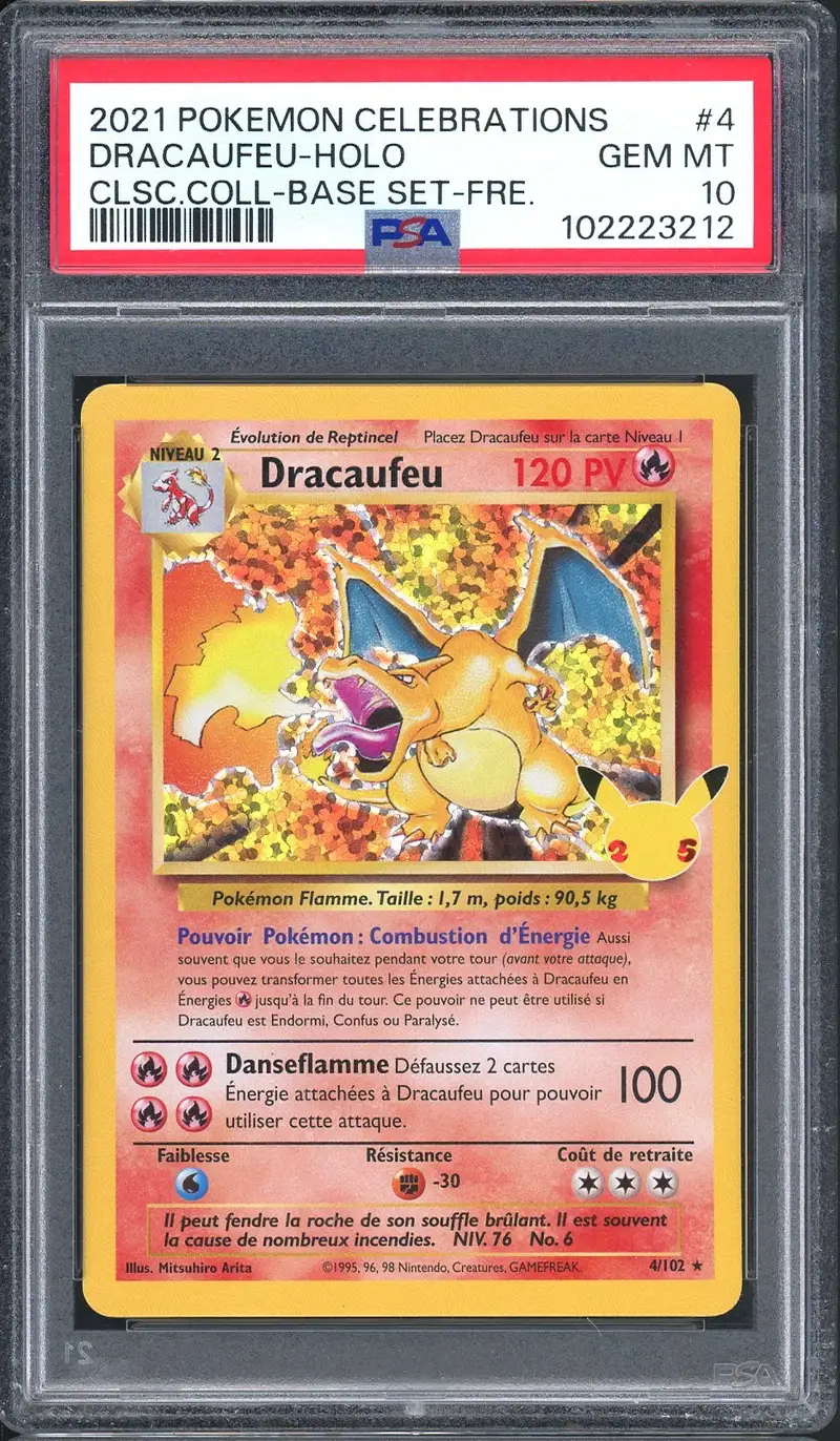 PSA 10 Dracaufeu Holo