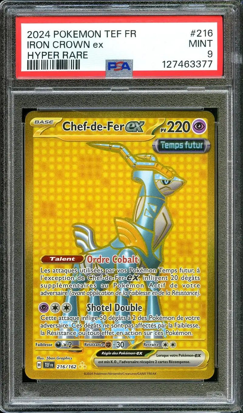 PSA 9 Chef-de-Fer Ex