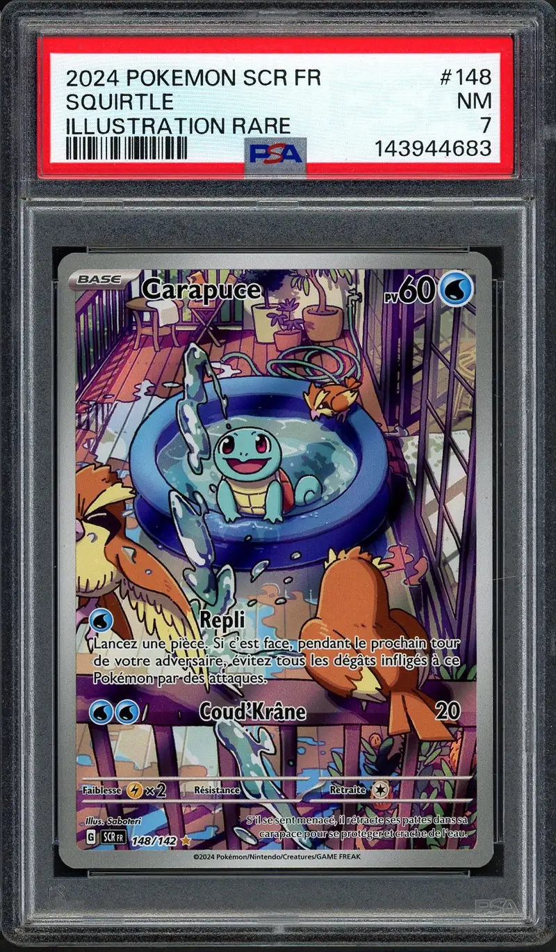 PSA 7 Carapuce