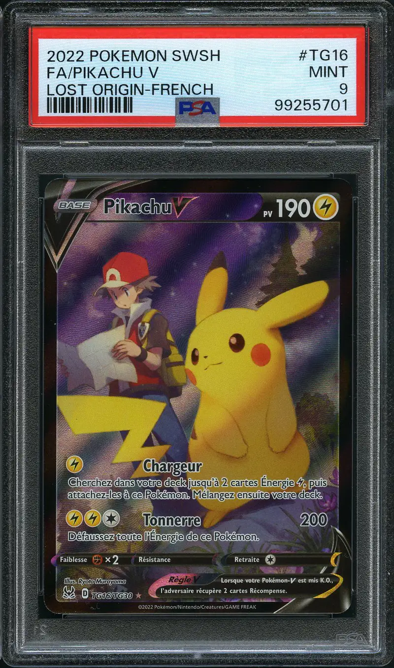 PSA 9 Pikachu V