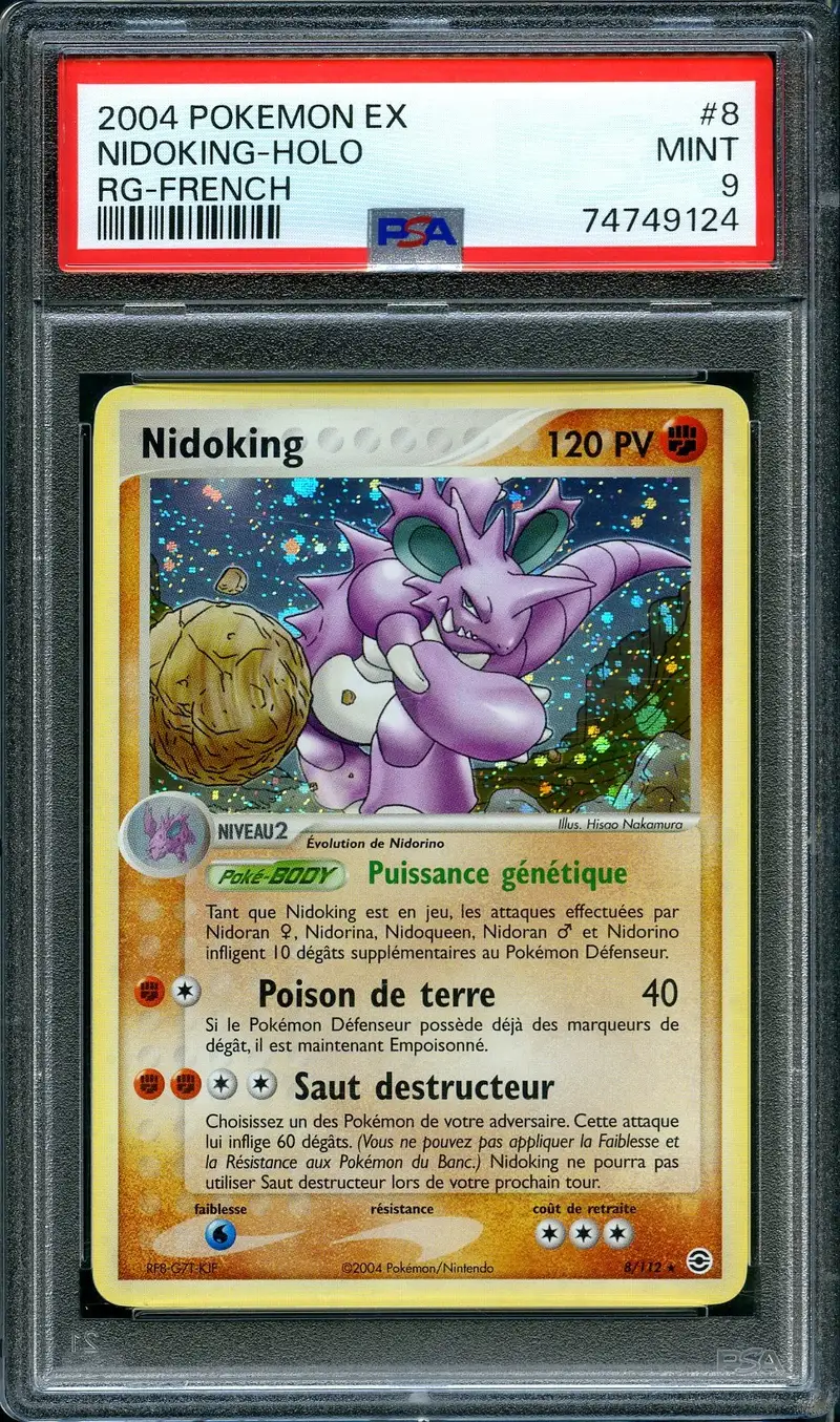 PSA 9 Nidoking Holo