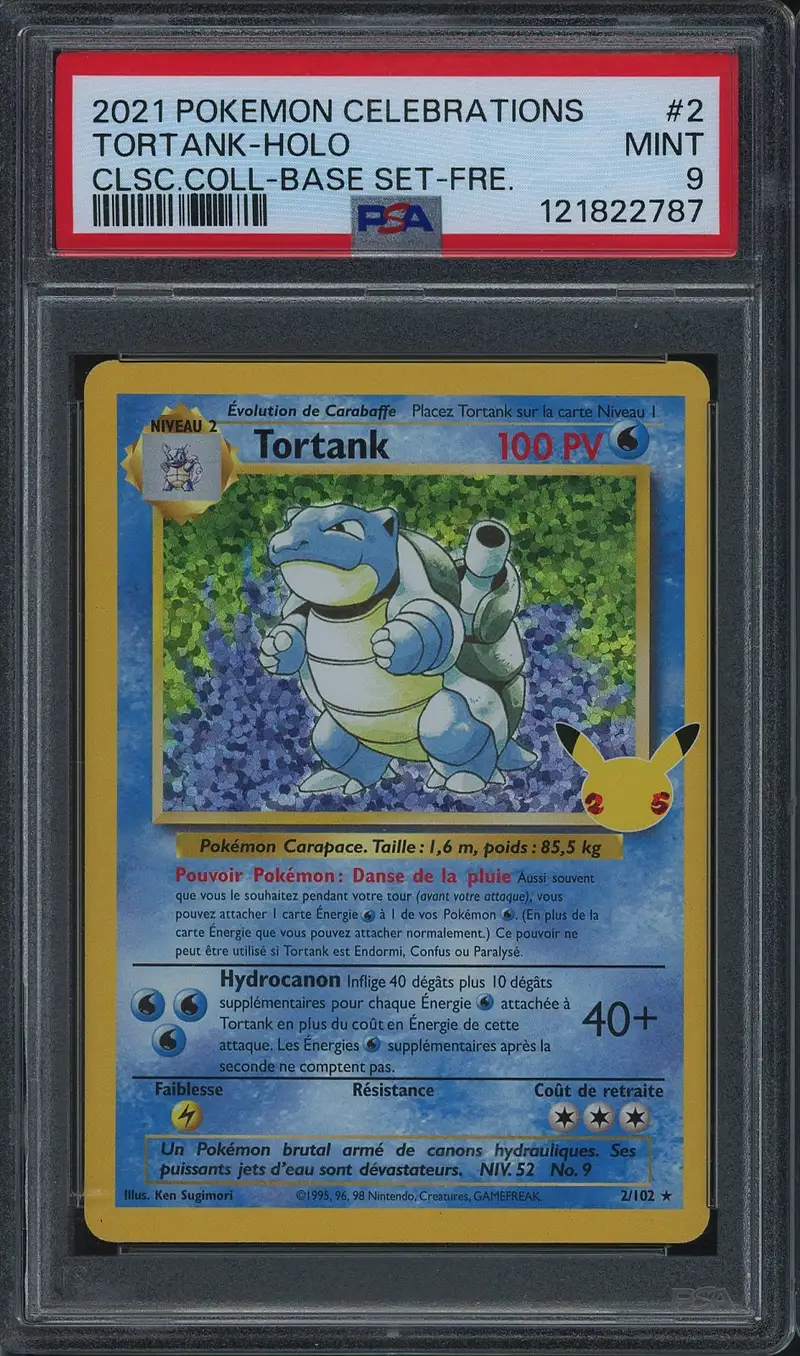 PSA 9 Tortank Holo