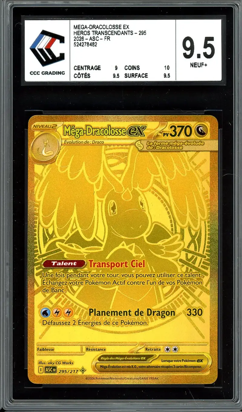CCC 9.5 Méga-Dracolosse Ex Gold