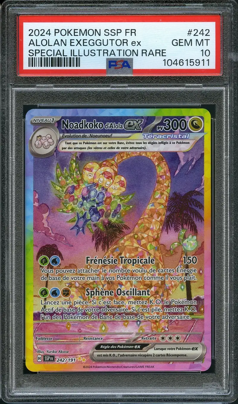 PSA 10 Noadkoko d'Alola Ex