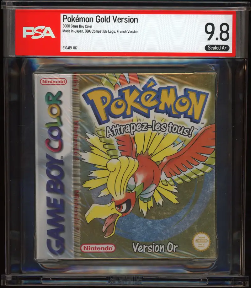 PSA 9.8 Pokémon Version Or