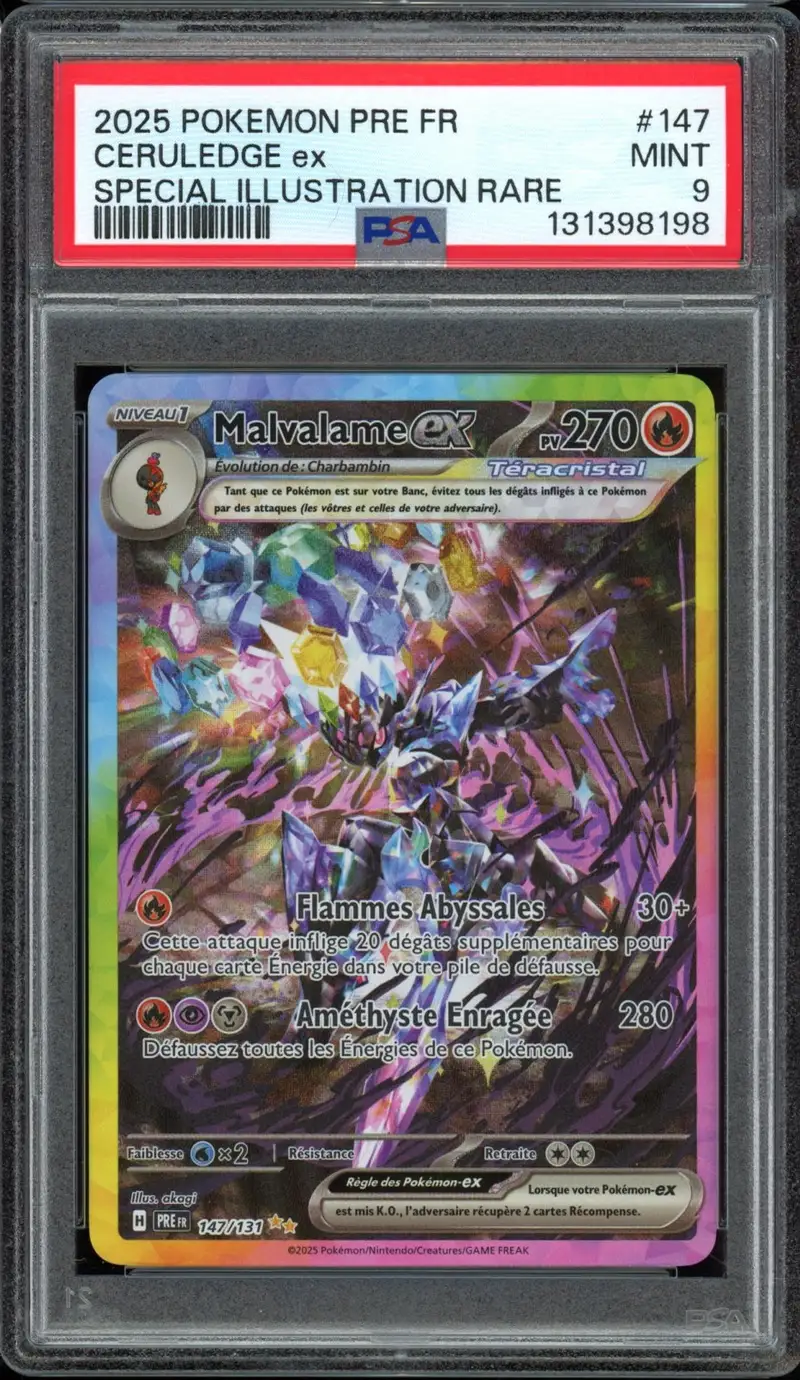 PSA 9 Malvalame Ex