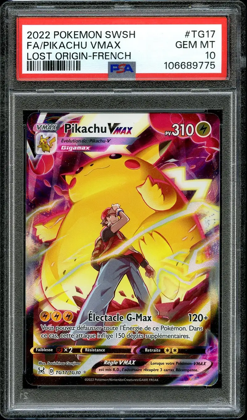 PSA 10 Pikachu VMax