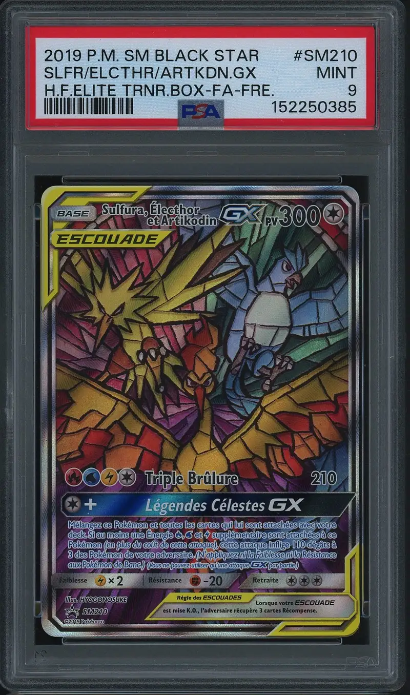 PSA 9 Sulfura, Électhor et Artikodin Gx