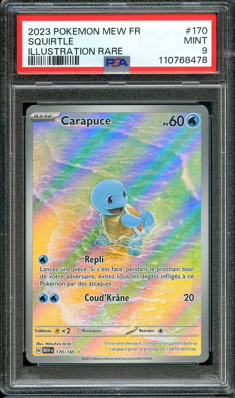 PSA 9 Carapuce